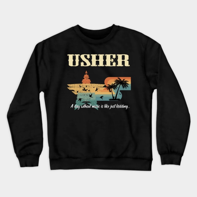 TERRENCE RAYMOND IV USHER BAND Crewneck Sweatshirt by growing.std